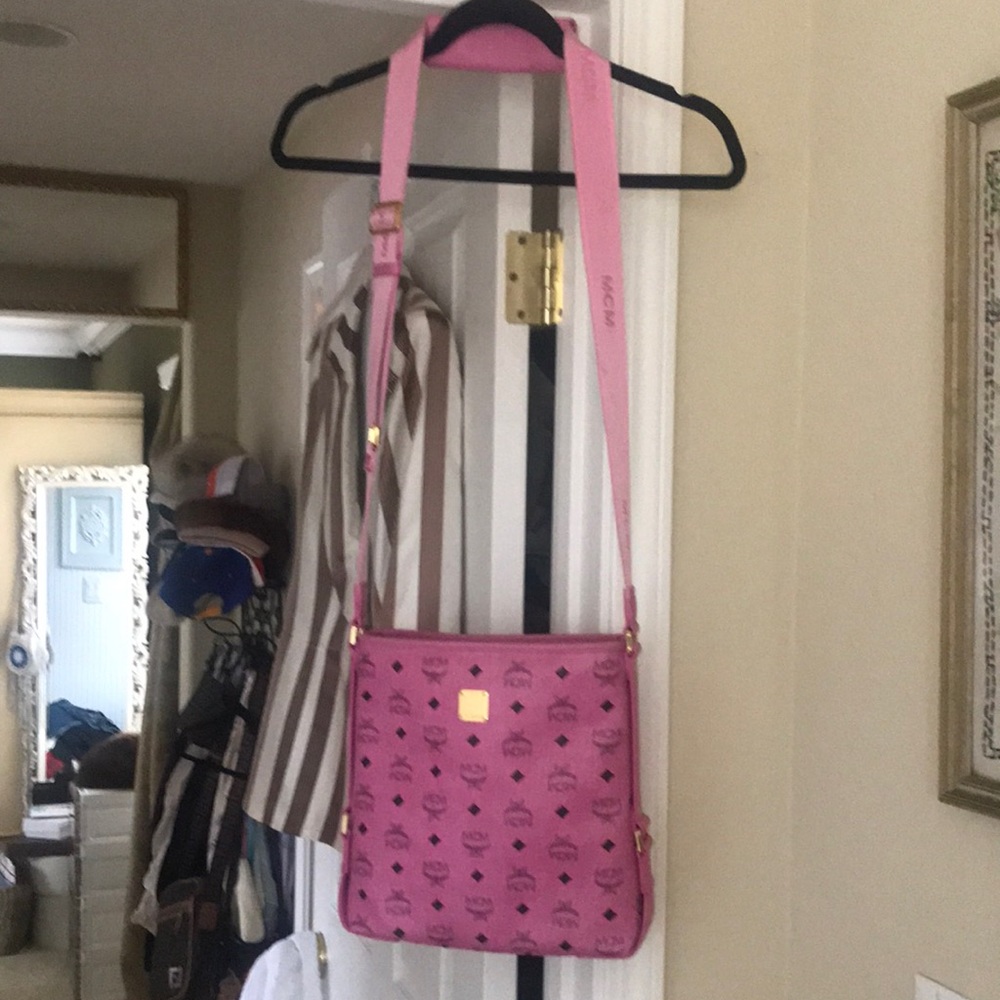 MCM Pink Crossbody Bag